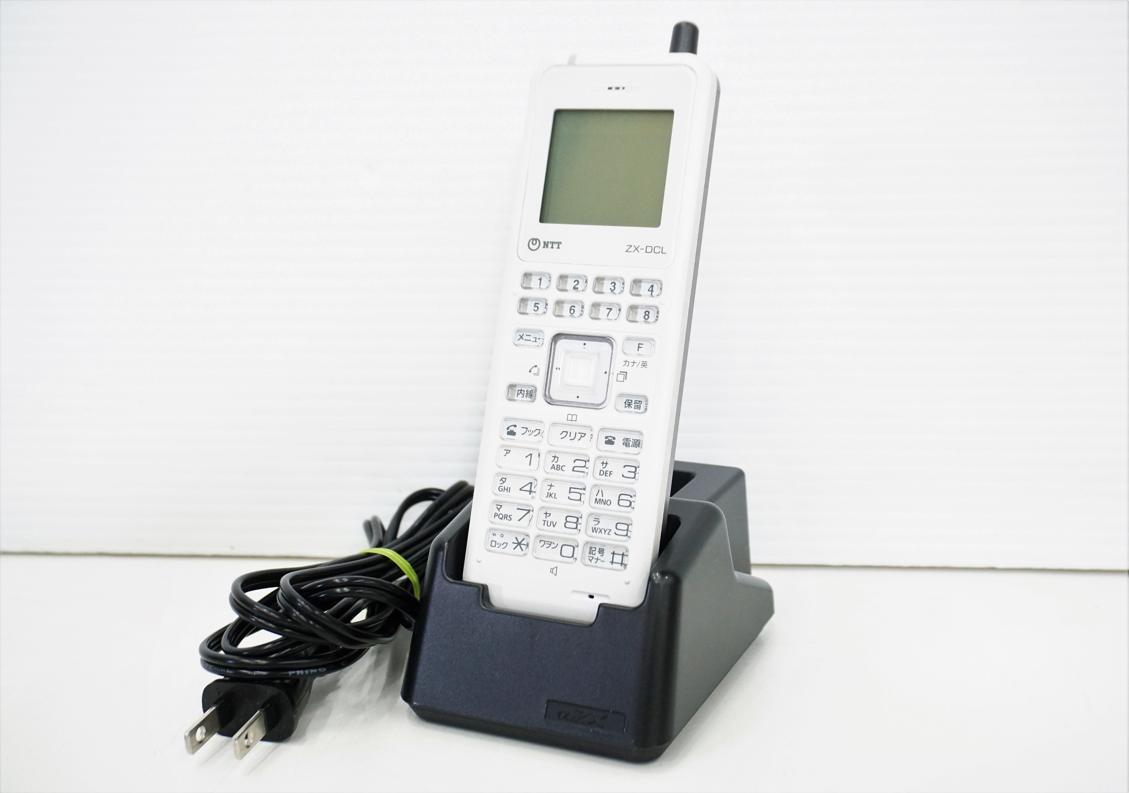 高品質特価品 △Ω保証有 ZK1 6126) ZX-DECLDIV-PS-(1)(W) NTT αZX シングルゾーンDECTコードレス電話機  ビジネスフォン