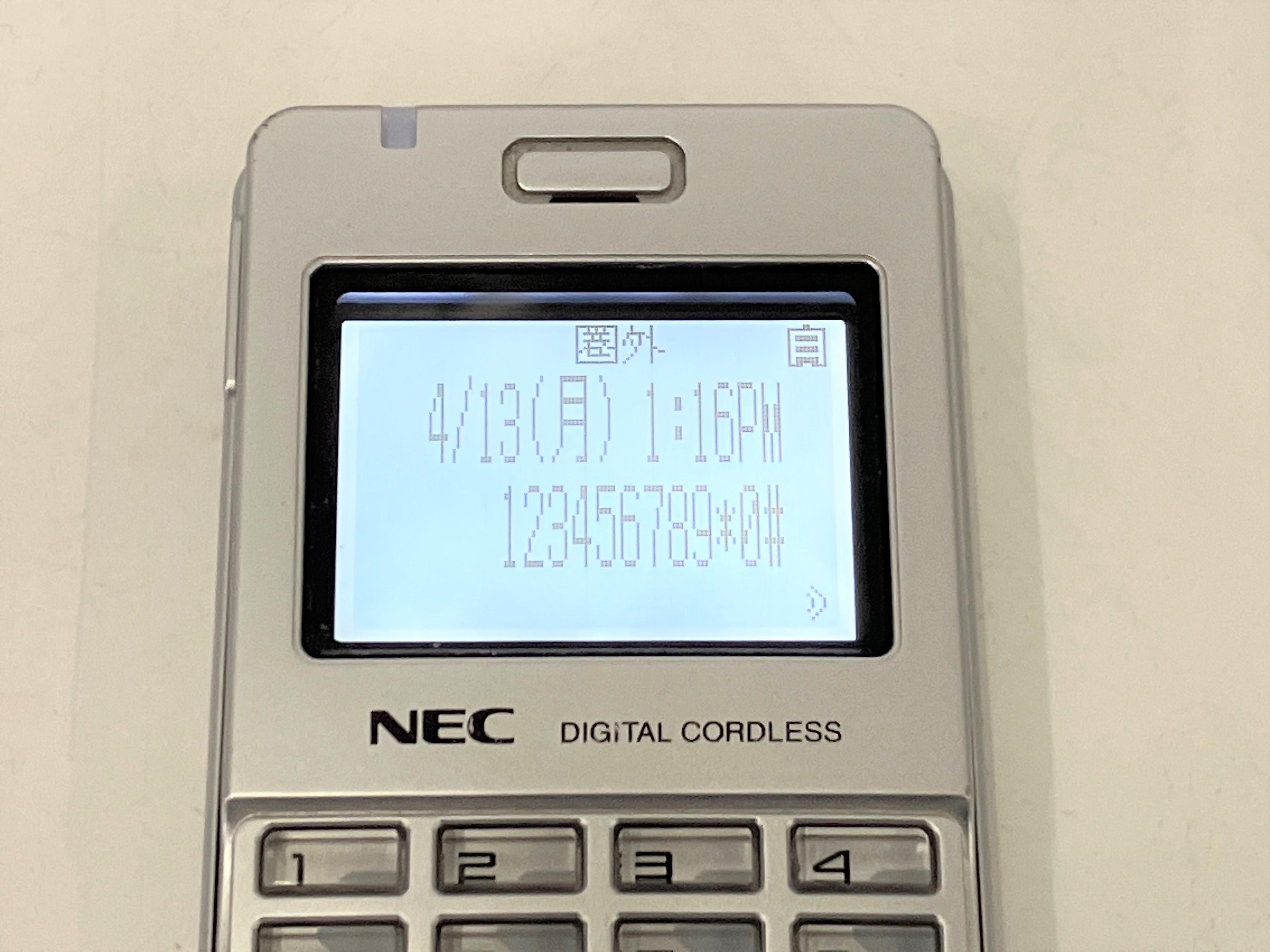 IP8D-SZCL-3 NEC製 AspireWX シングルゾーンコードレス電話機-ビジフォン舗