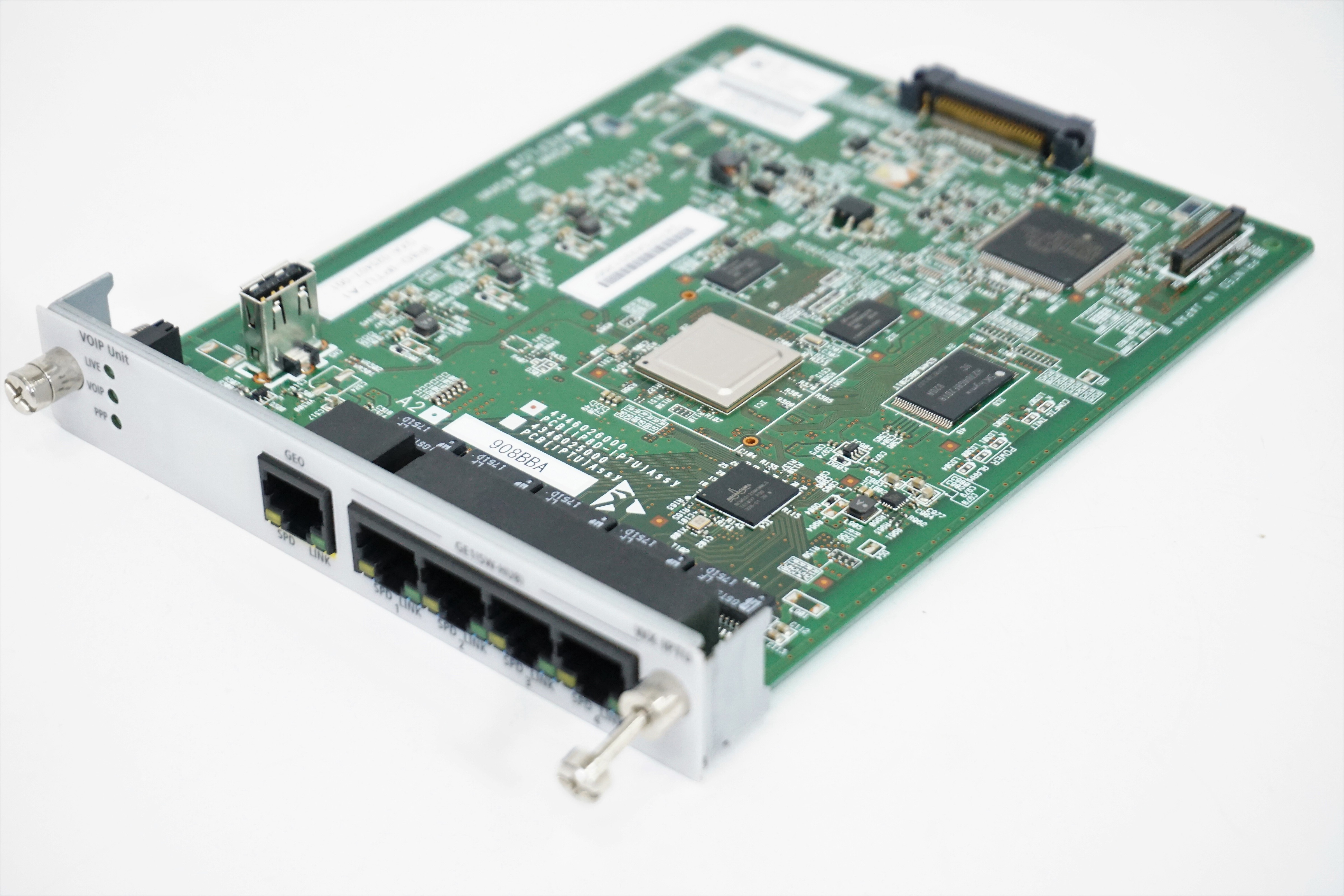 IP8D-IPTU-A1　NEC製 基板 AspireWX　　4ch IP局線ユニット　(アスパイアダブルエックス)