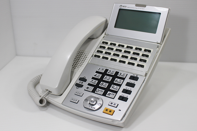 NTT製電話機 NX-(24)APFSTEL-(1)(W) NX-「24」キーアナログ停電スター 