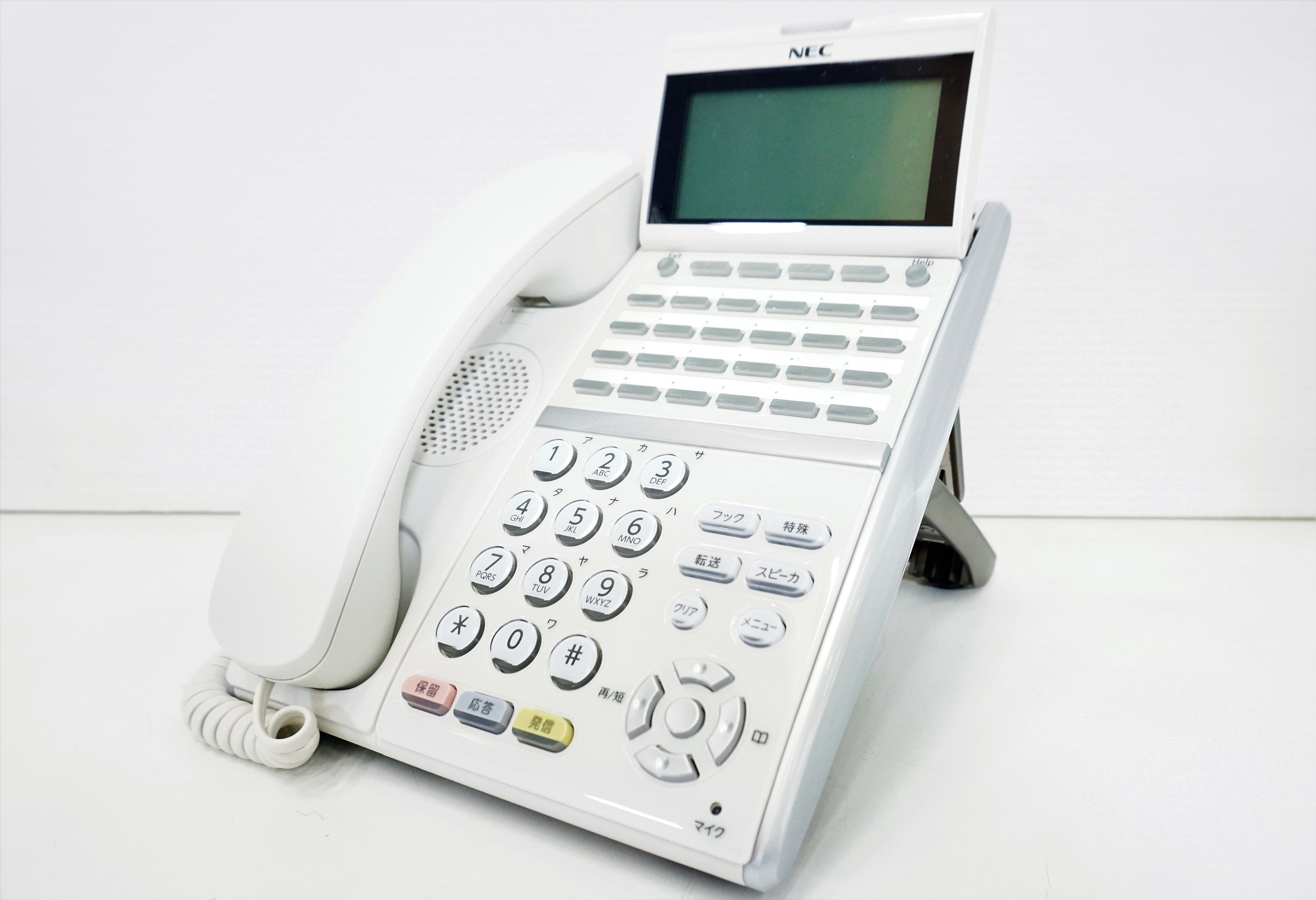 DTZ-24D-2D(WH) NEC製 標準電話機 AspireUX (アスパイアユーエックス)-ビジフォン舗