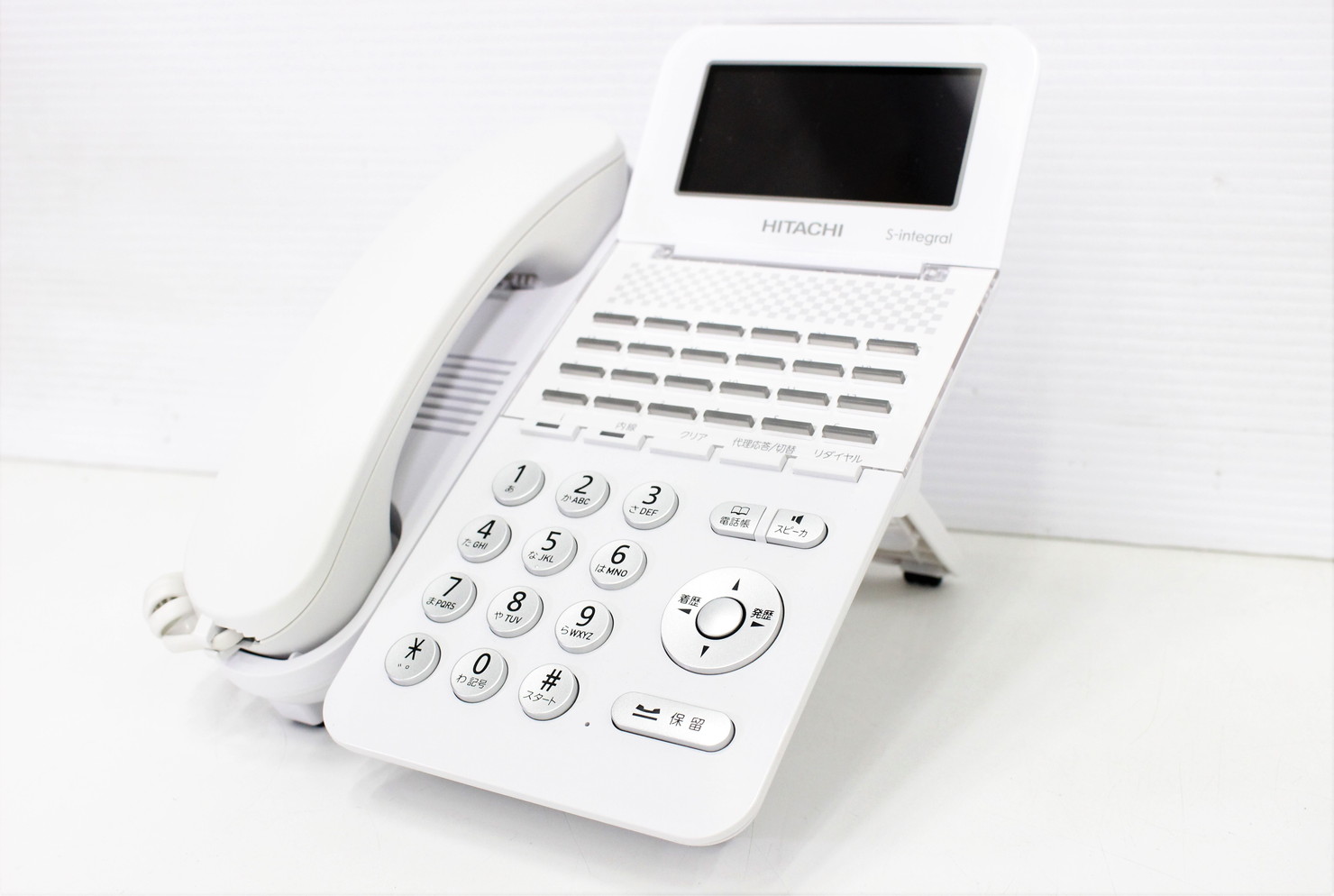 ET-24Si-SDW 日立製 24ボタン標準電話機 白 S-integral-ビジフォン舗