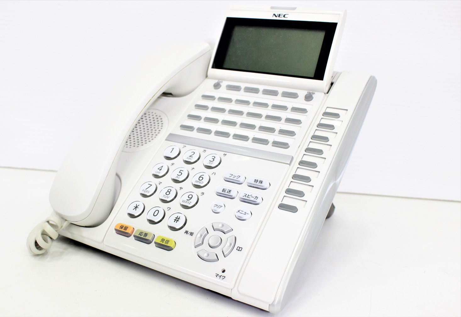 【送料無料】品 NEC ITZ-32D-2D(WH) ビジネスフォン TEL 32ボタン IP多機能電話機 白 I