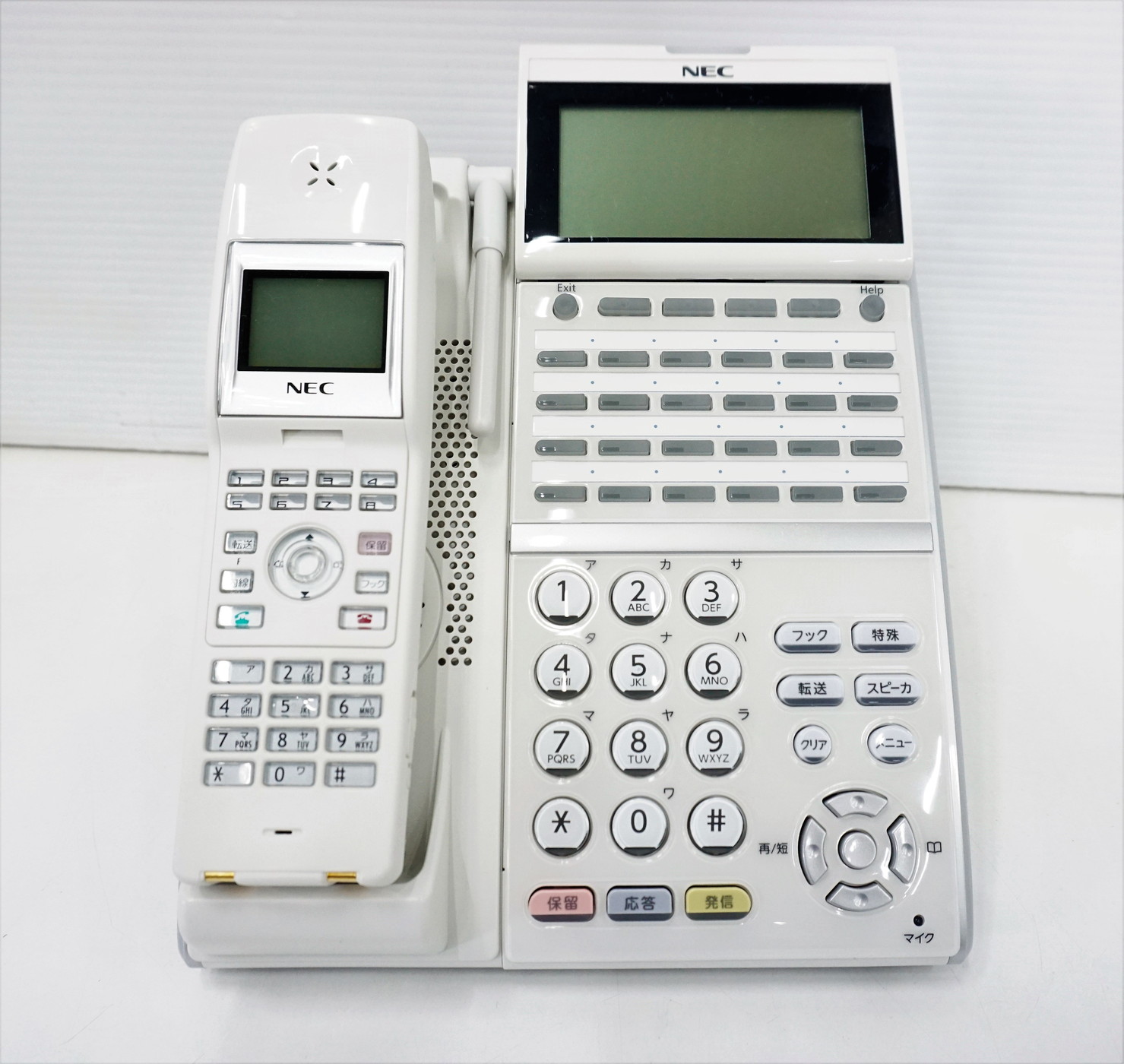 DTZ-24BT-3D(WH) NEC製 AspireWX AspireUX カールコードレス電話機