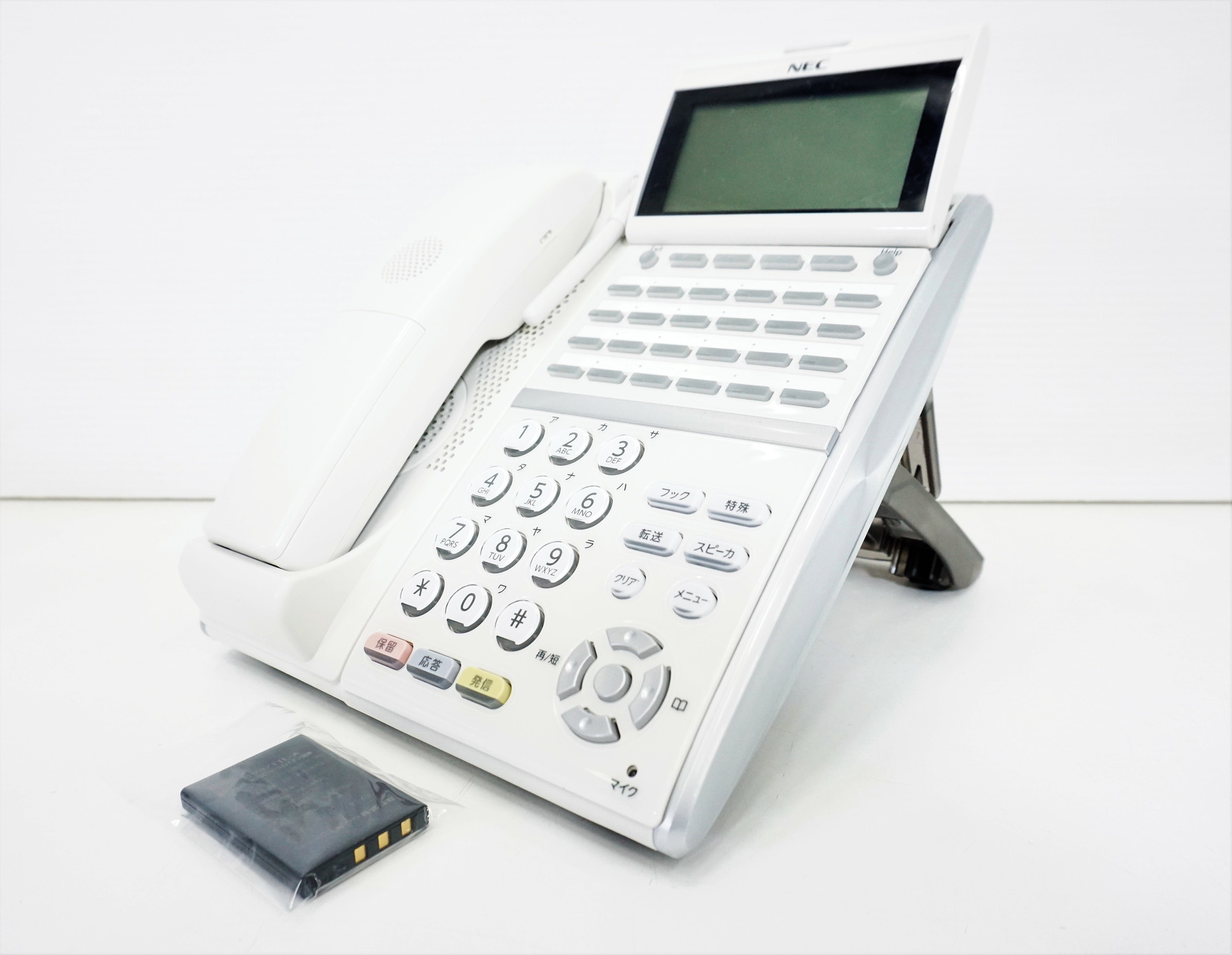 DTZ-24BT-3D(WH) NEC製 AspireWX AspireUX カールコードレス電話機-ビジフォン舗