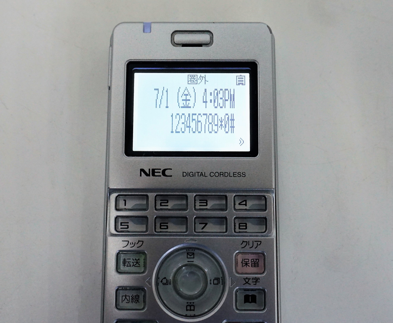 【国内廃番】NEC　IP8D-8PS-3　マルチゾーンデジタルコードレス　電話機　ビジネスフォン NEC