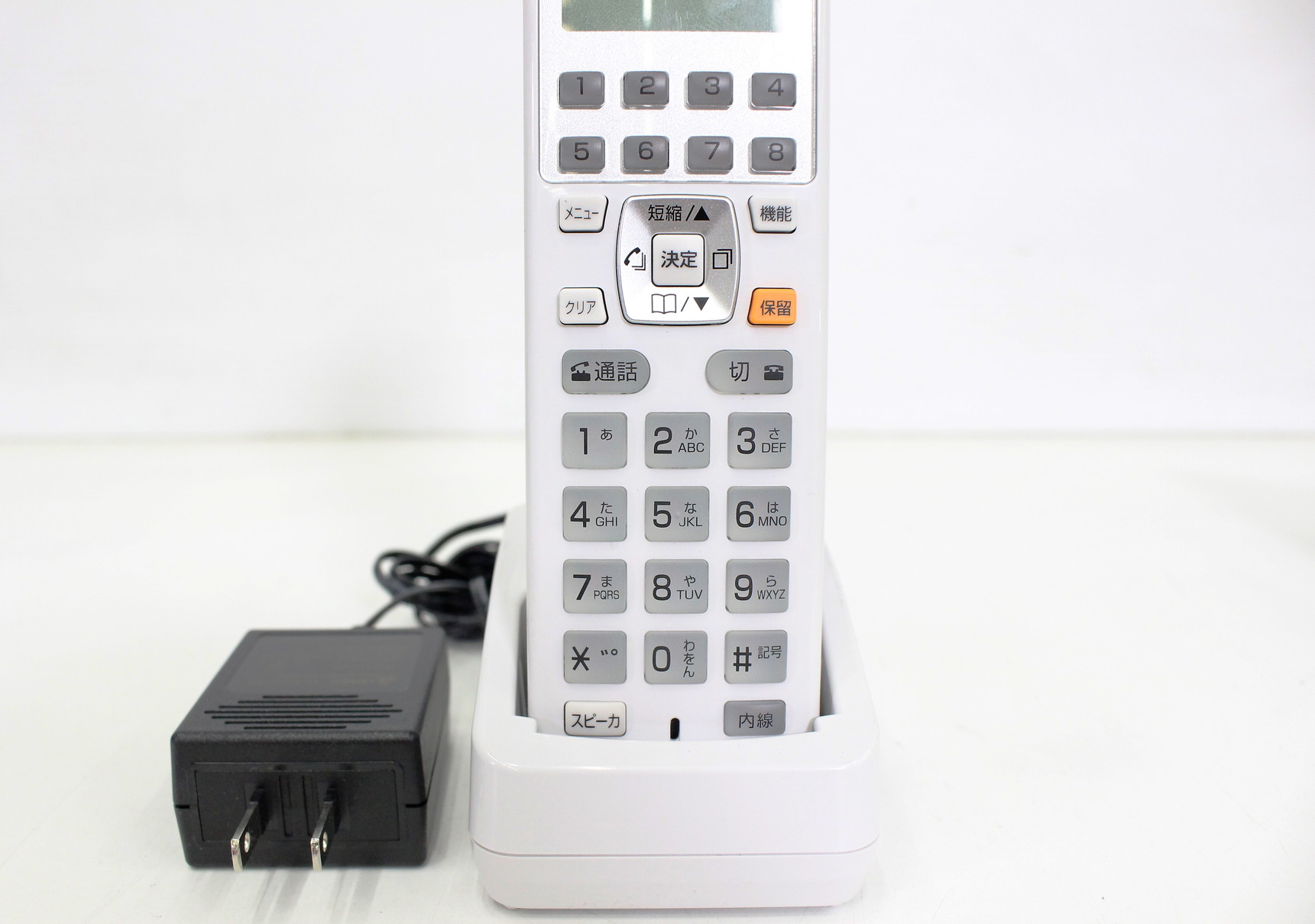 ZX-DECL-PSSET-(1)(W) NTT製 αZX DECTコードレス電話機-ビジフォン舗