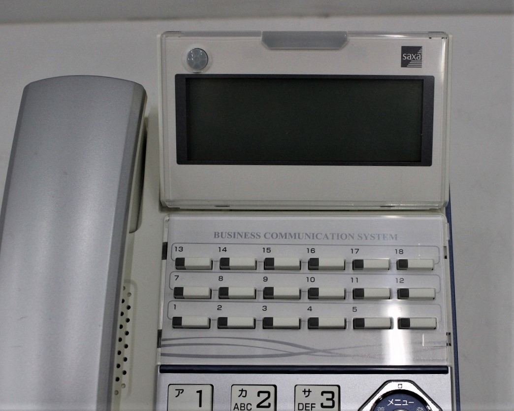 販売超高品質 saxa/サクサ PLATIAII(プラティア2) 18ボタン電話機 TD810(W)※ホワイト(中古品) 電話機一般  CONVERSADEQUINTALCOM