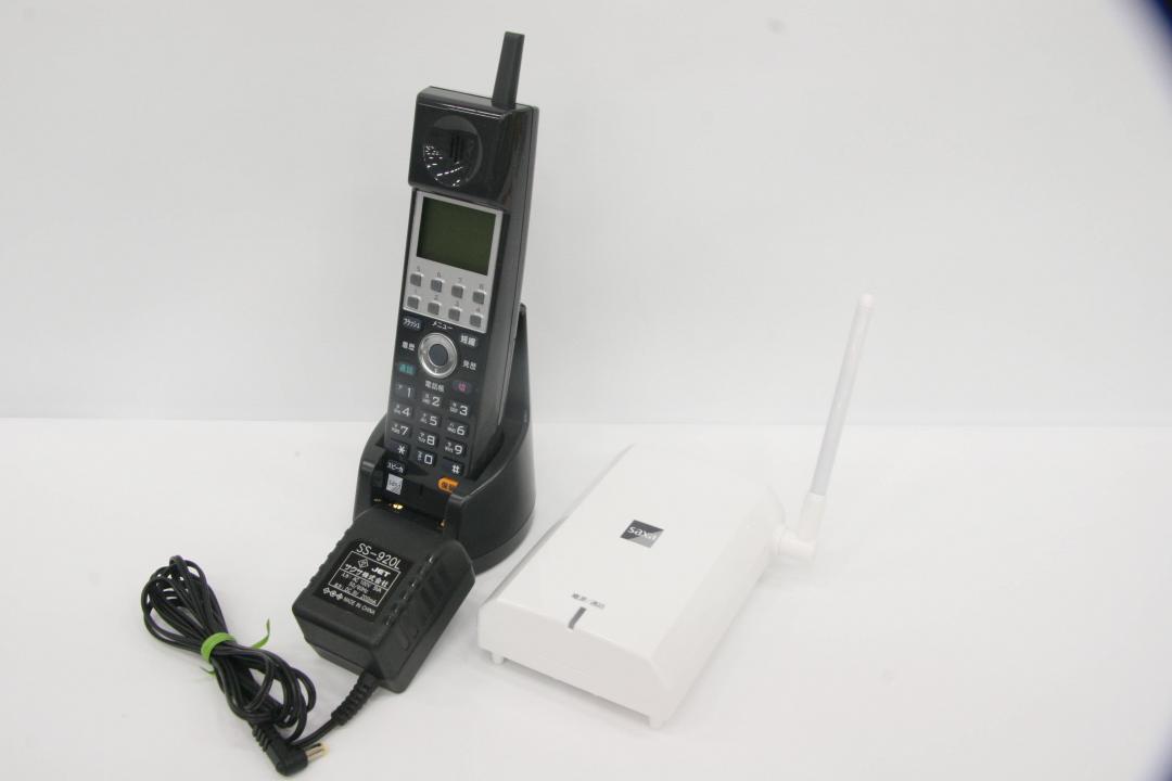 セールスショップ Ω tア 5374 保証有 16年製 Saxa サクサ PLATIA PT1000用 コードレス電話機 WS800(K) 2台セ  ビジネスフォン