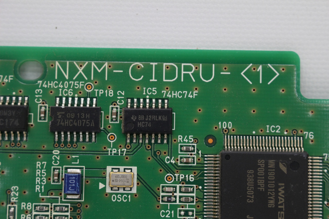 NXM-CIDRU-(1) NTT製 基板 NXM-発ID/PB信号受信用ユニット-「1」-ビジフォン舗