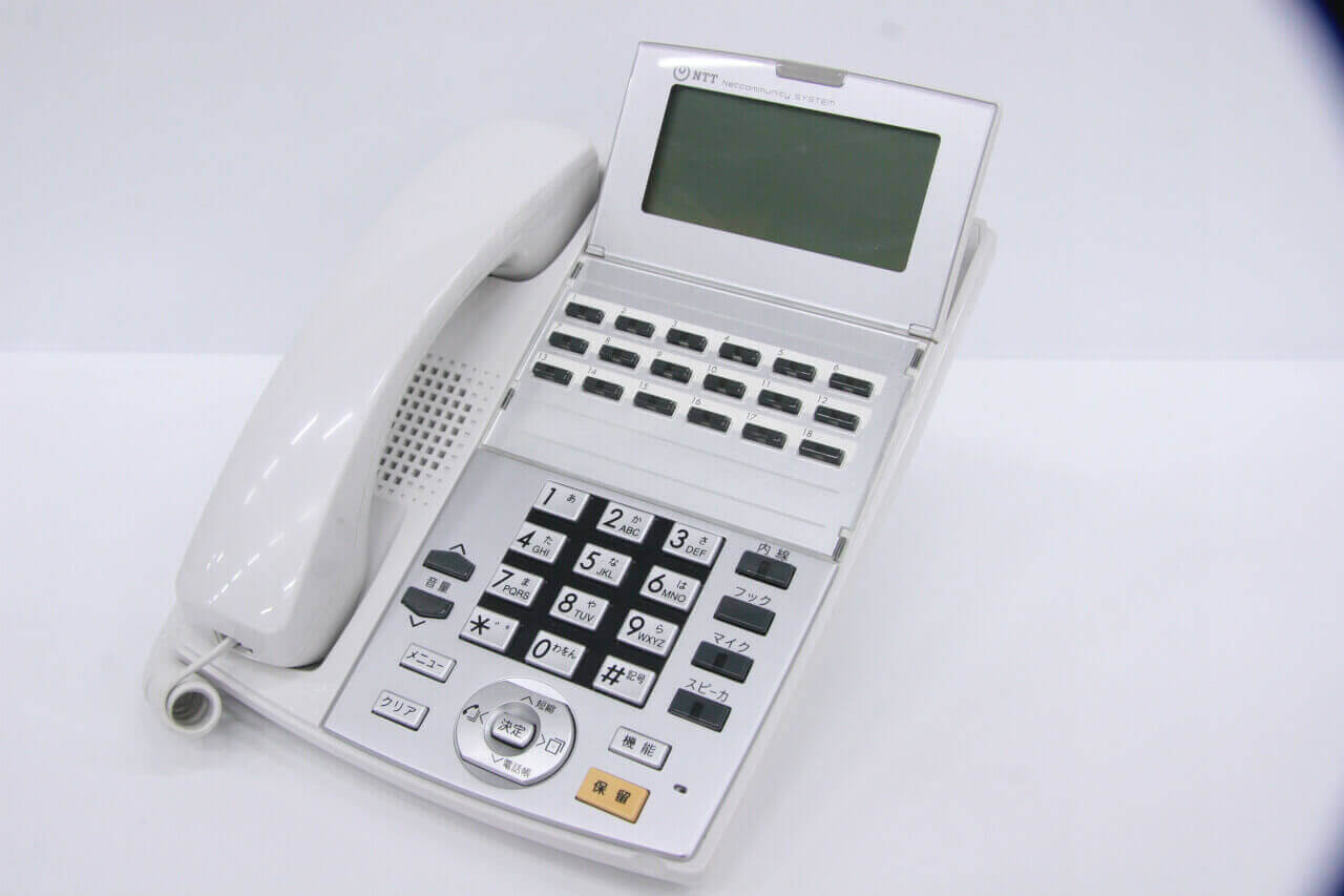 NX-(18)STEL-(1)(W)　NTT製電話機　　NX-「18」キー標準スター電話機-「1」「W」