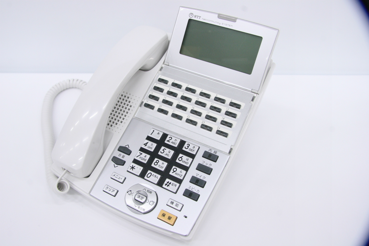 NTT製電話機 NX-(24)STEL-(1)(W) NX-「24」キー標準スター電話機 