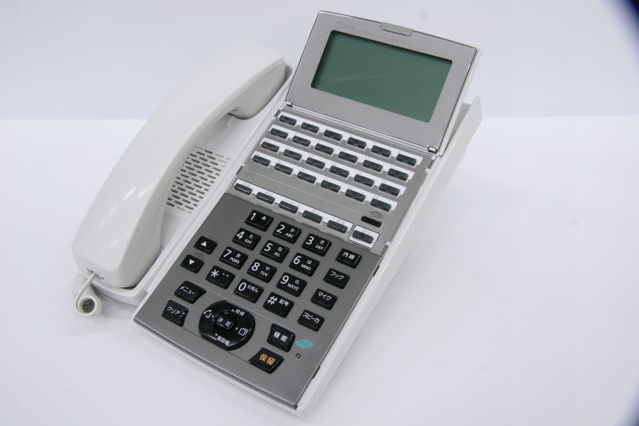 NTT製録音電話機 NX2-(24)RECSTEL-(1)(W) NX2-｢24｣キｰ録音スター電話機 