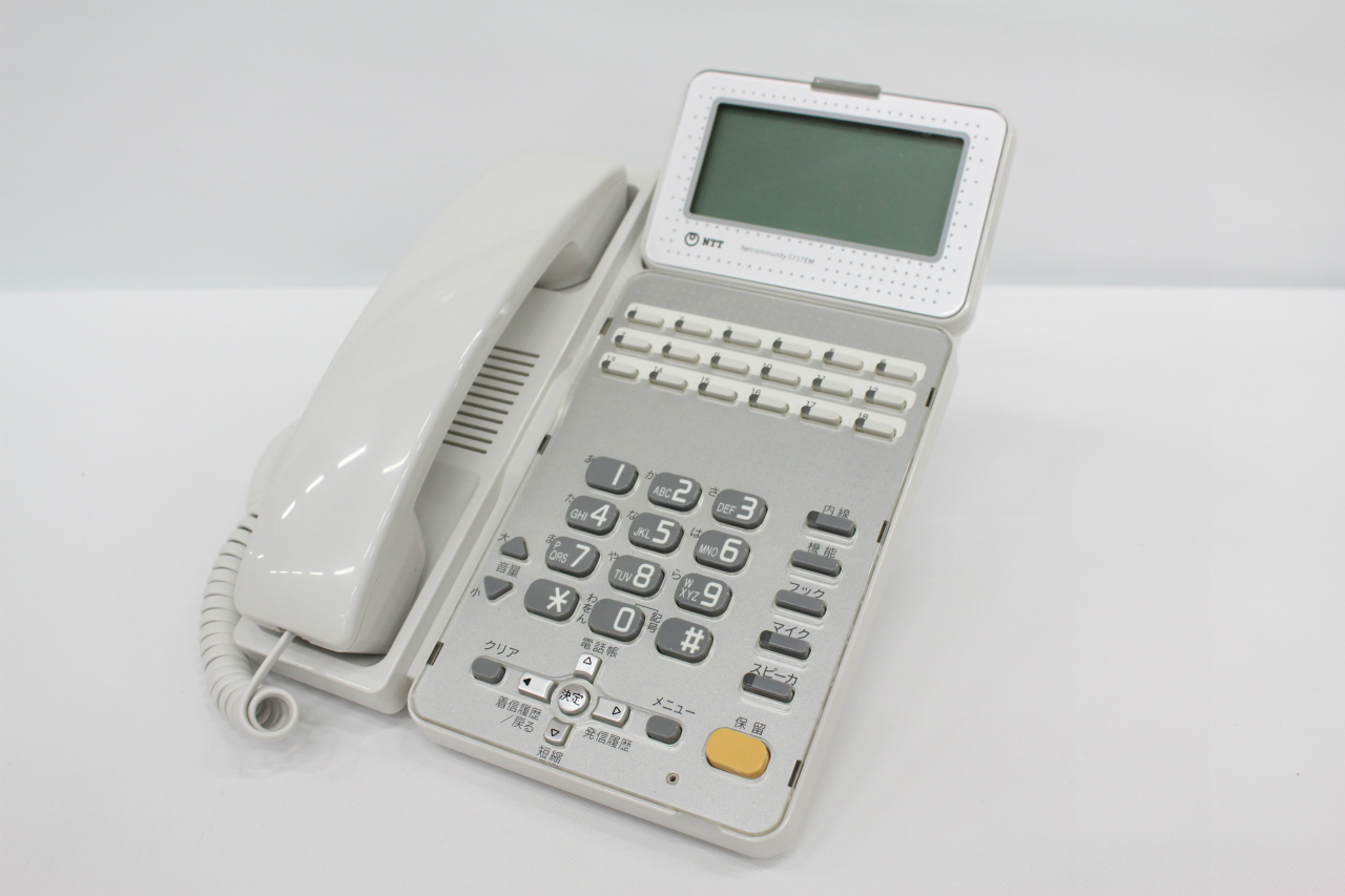 NTT製電話機 GX-(18)STEL-(2)(W) GX-「18」キー標準スター電話機-「2 