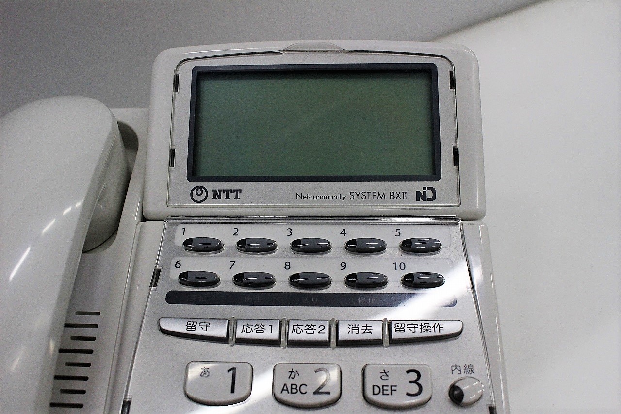 BX2-ARM-(1)(W) NTT製　主装置内蔵電話機　BX2(ビーエックスツー)