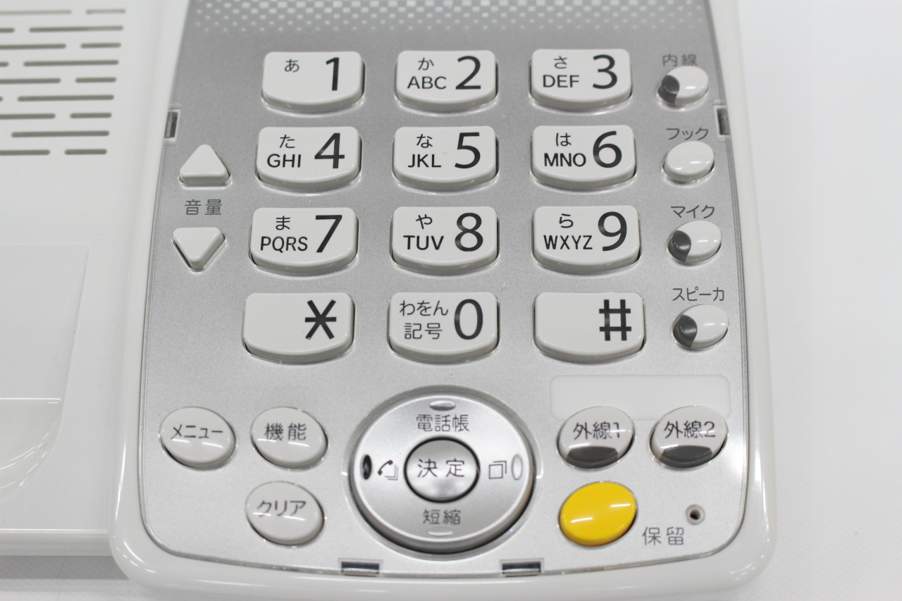 NTT製 標準電話機 BX2(ビーエックスツー) BX2-STEL-(1)(W)｜中古 