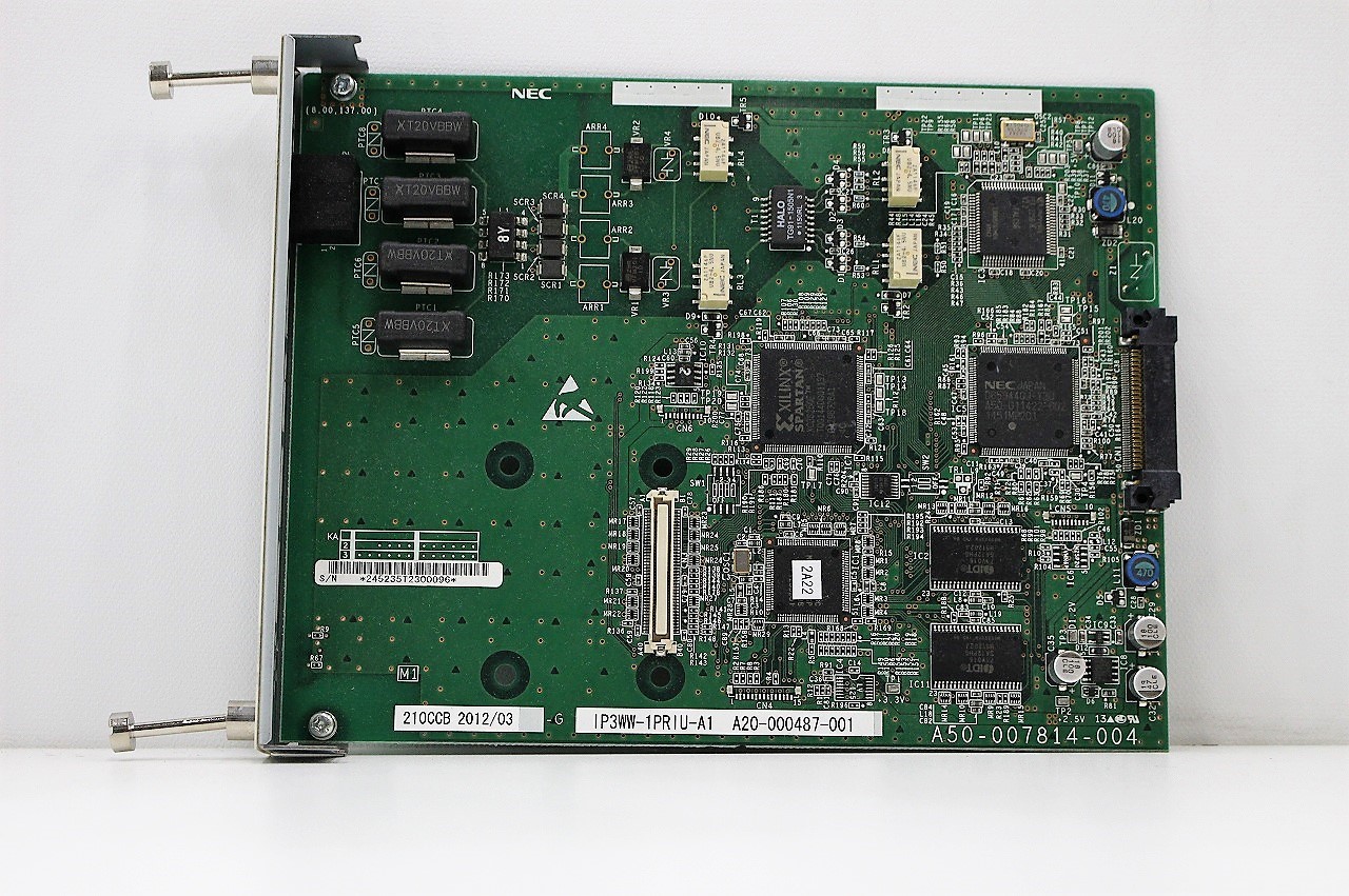 NEC製 AspireX(アスパイアエックス) INS1500局線1本収容可能なユニット IP3WW-1PRIU-A1