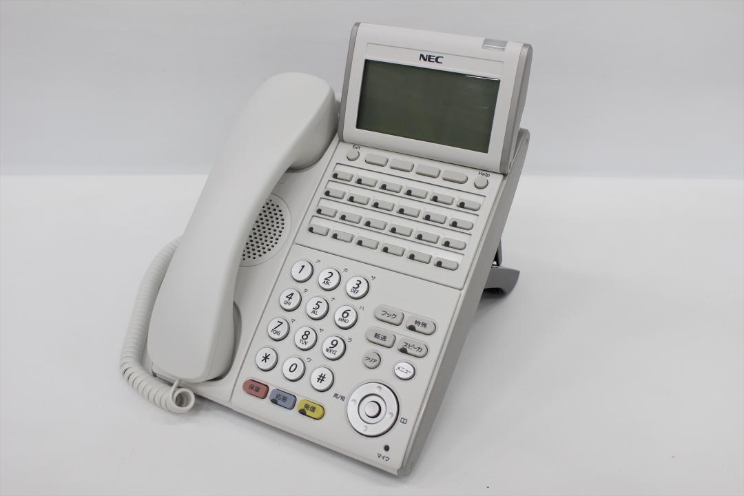 NEC製 標準電話機 AspireX(アスパイアエックス) DTL-24D-1D(WH)