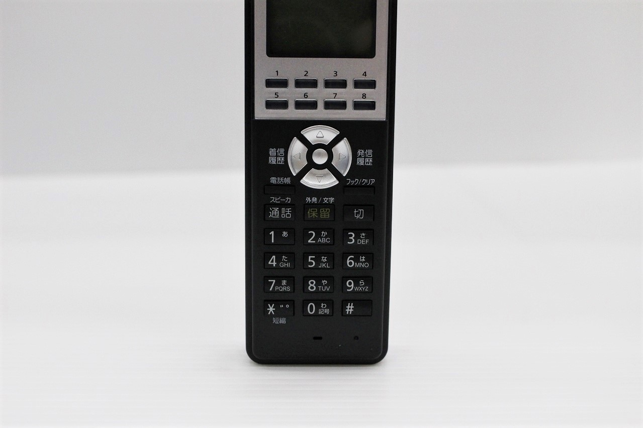 NYC-8iE-CLS(B) ナカヨ製 電話機 シングルゾーンアナログコードレス電話機 integral-E(インテグラルイー)-ビジフォン舗