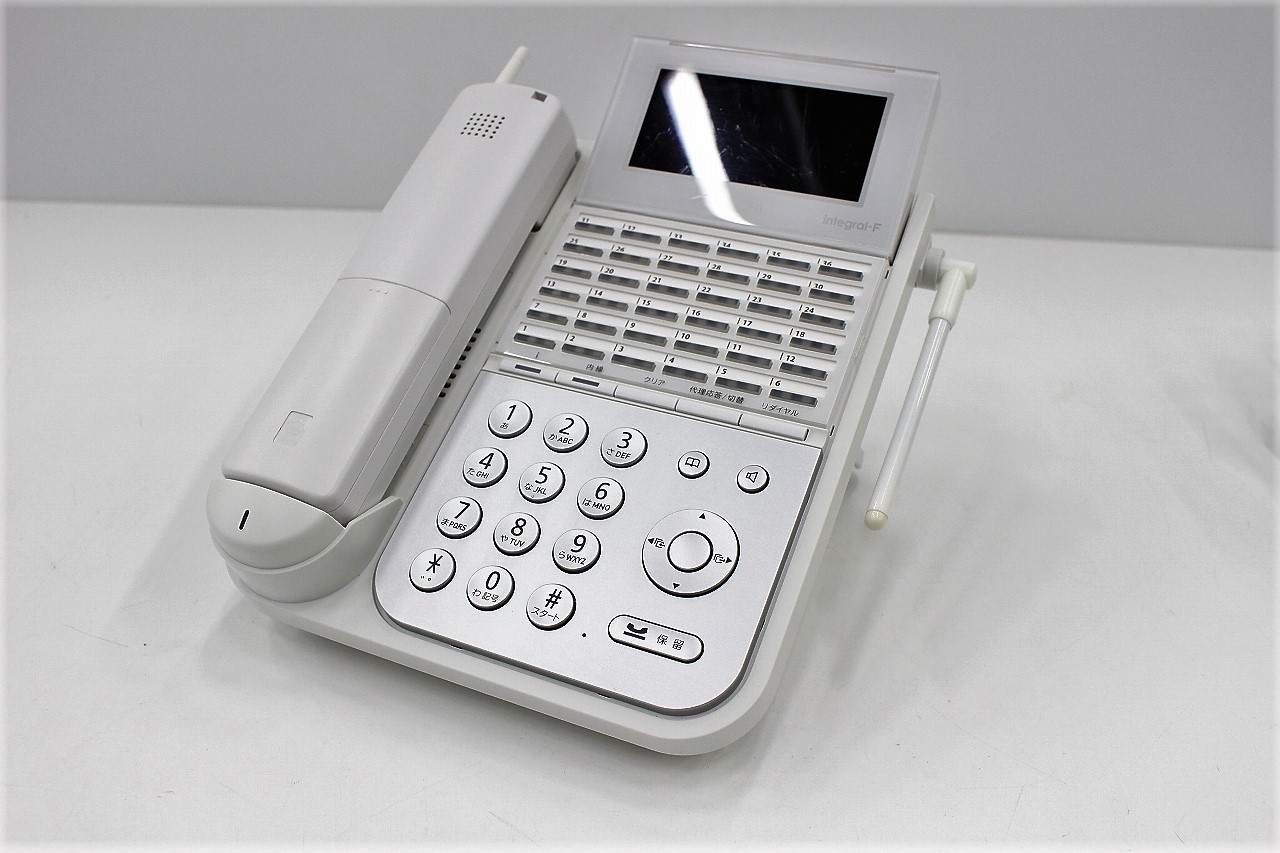 ET-36iF-DHCLW 日立製 カールコードレス電話機 integral-F-ビジフォン舗